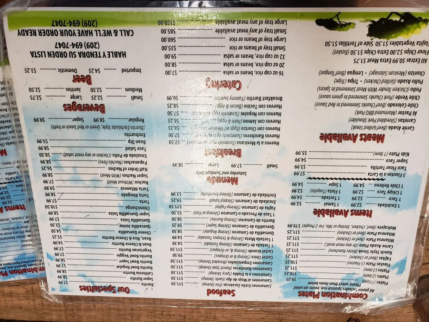 Menu 6