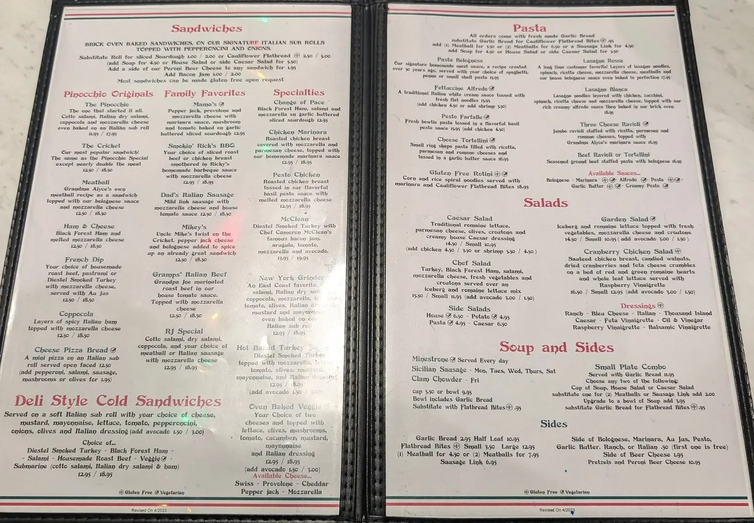 Menu 4