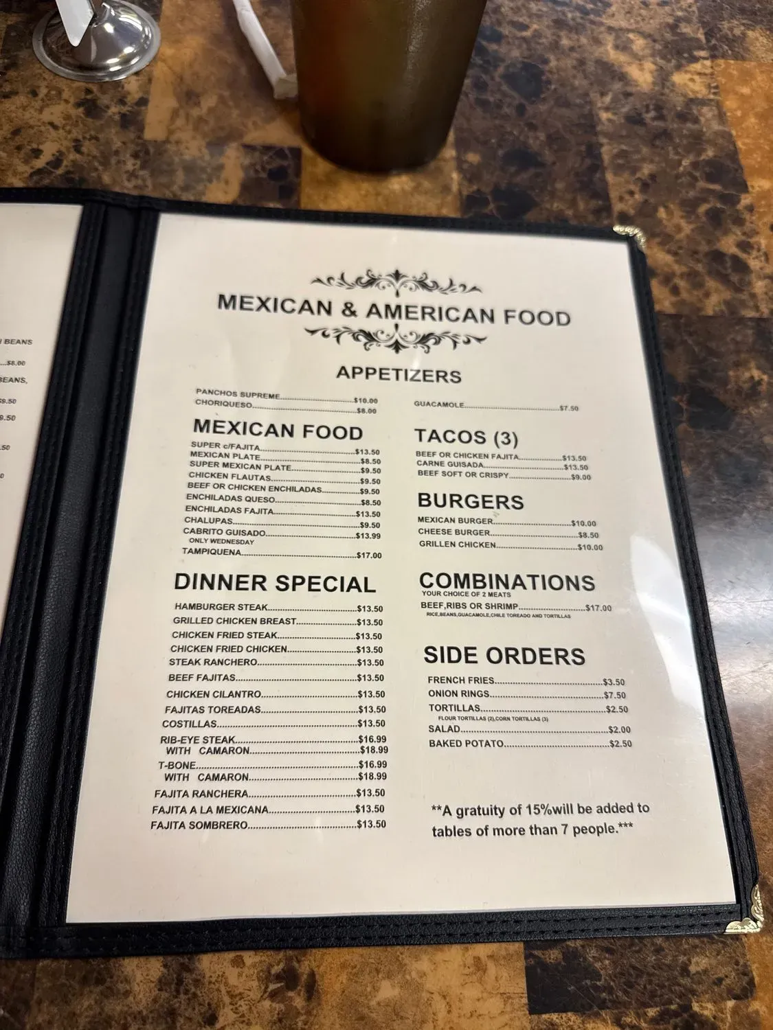 Menu 5