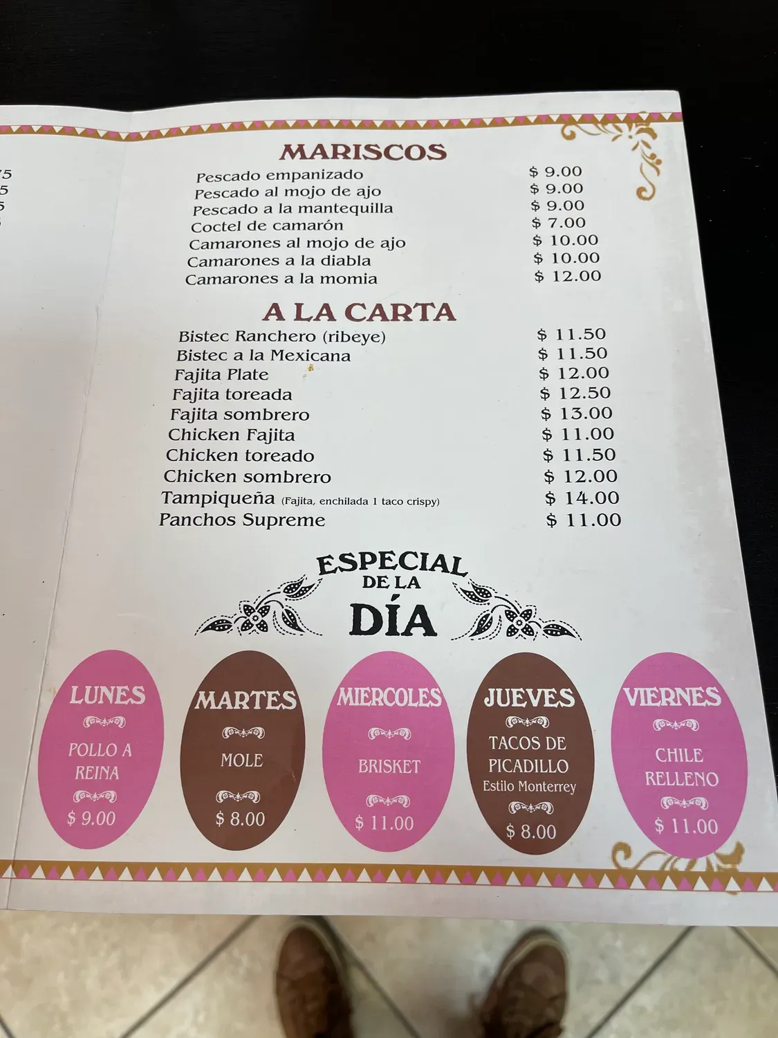 Menu 3