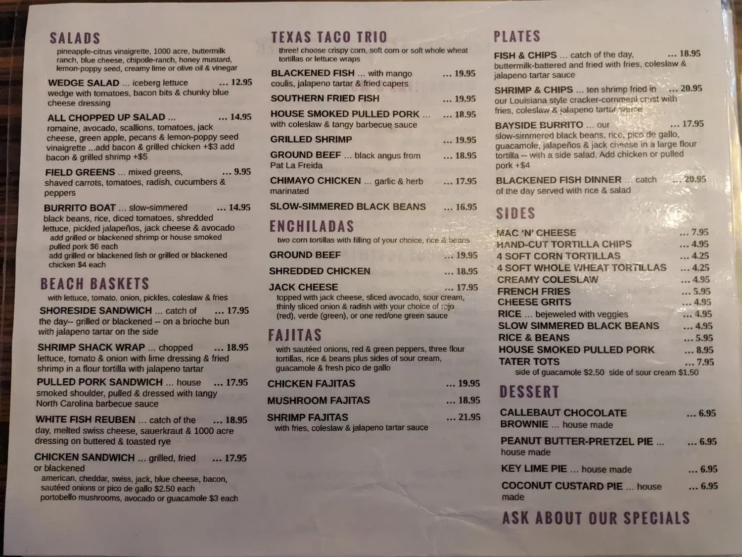 Menu 4