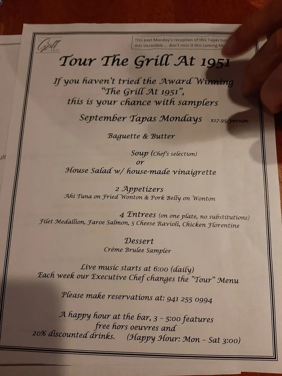 Menu 6