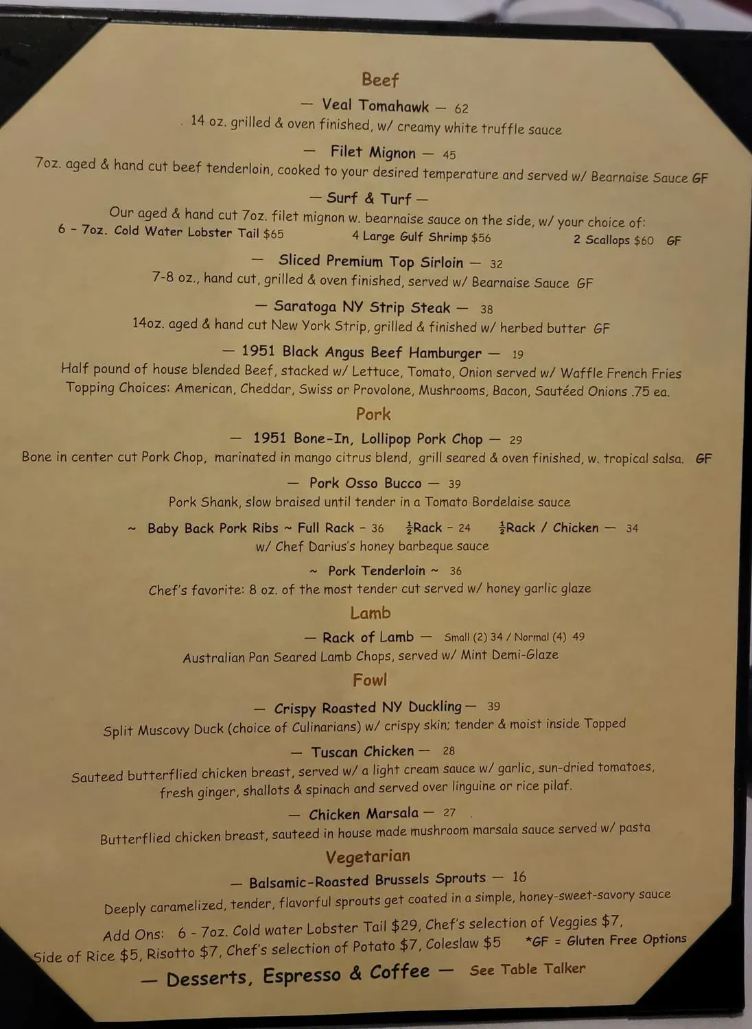 Menu 5