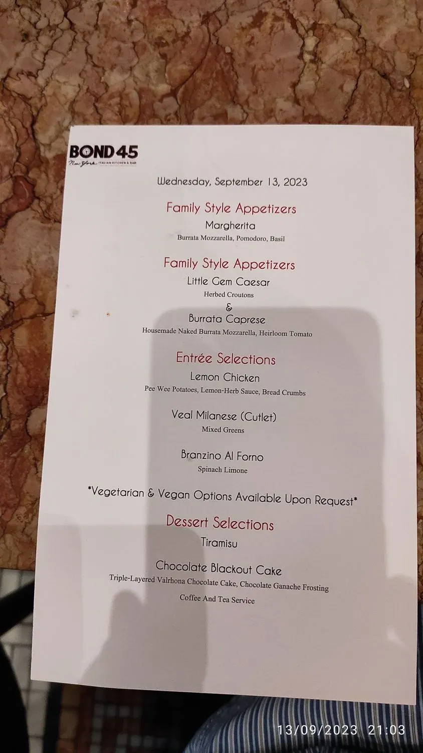 Menu 6