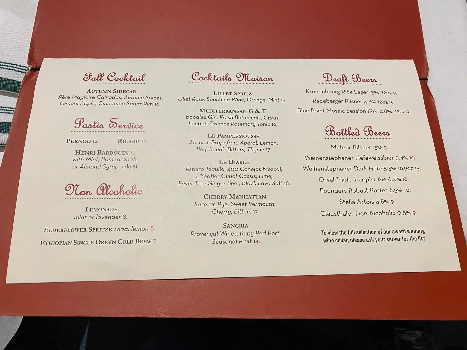 Menu 2