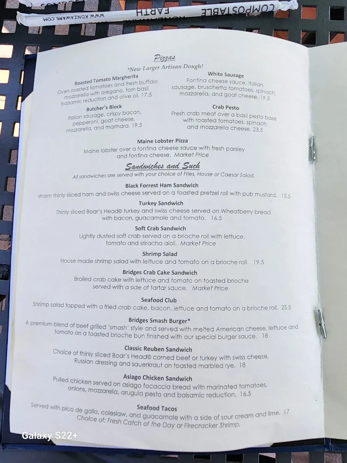 Menu 6