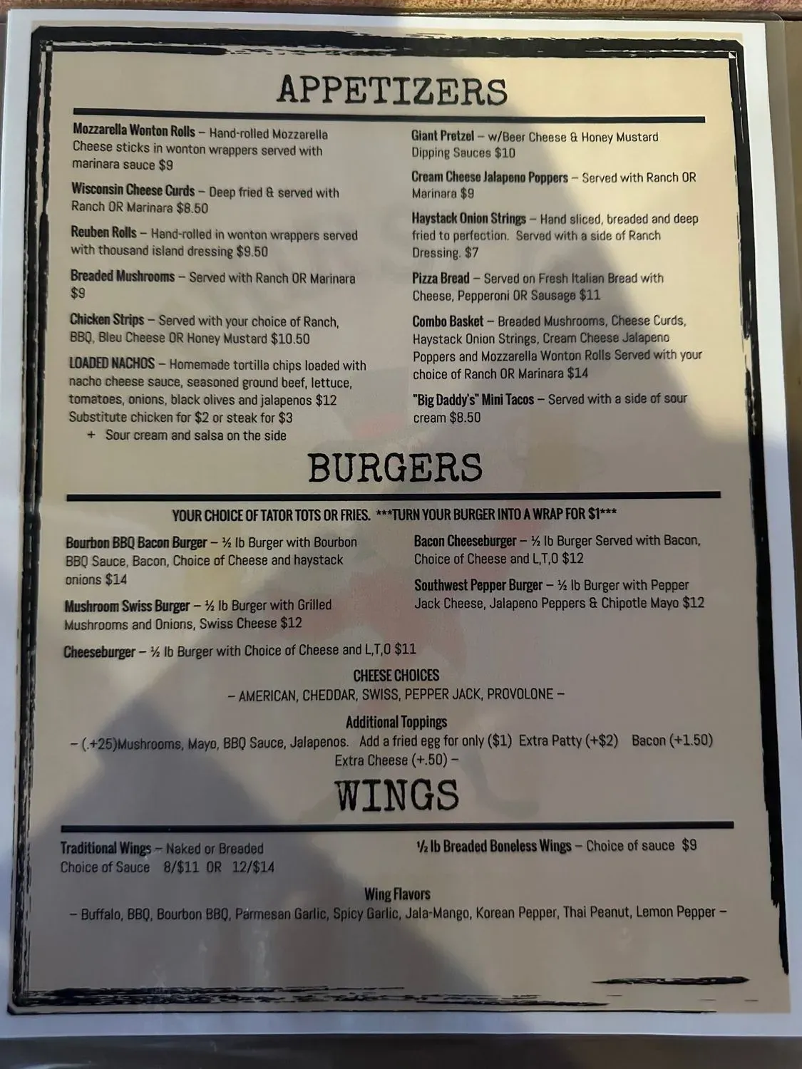 Menu 3