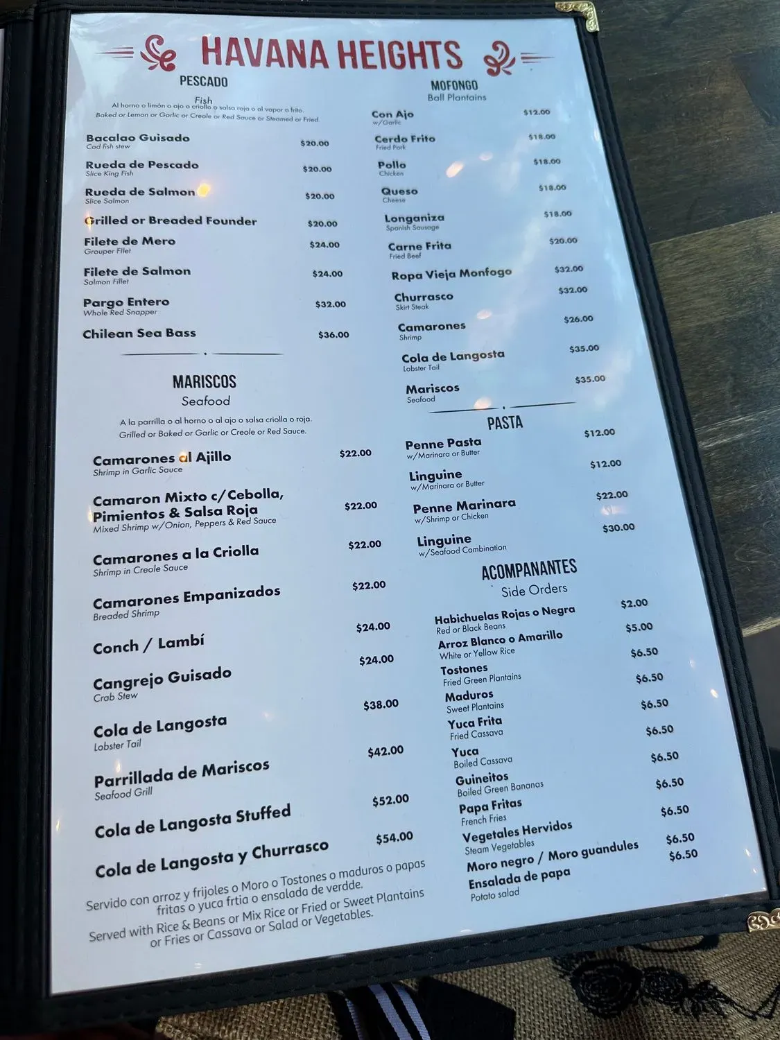 Menu 6