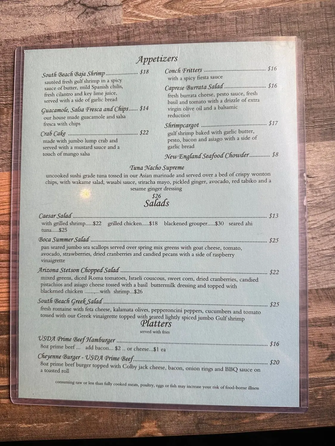 Menu 5