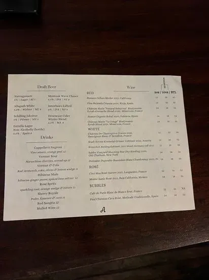 Menu 5