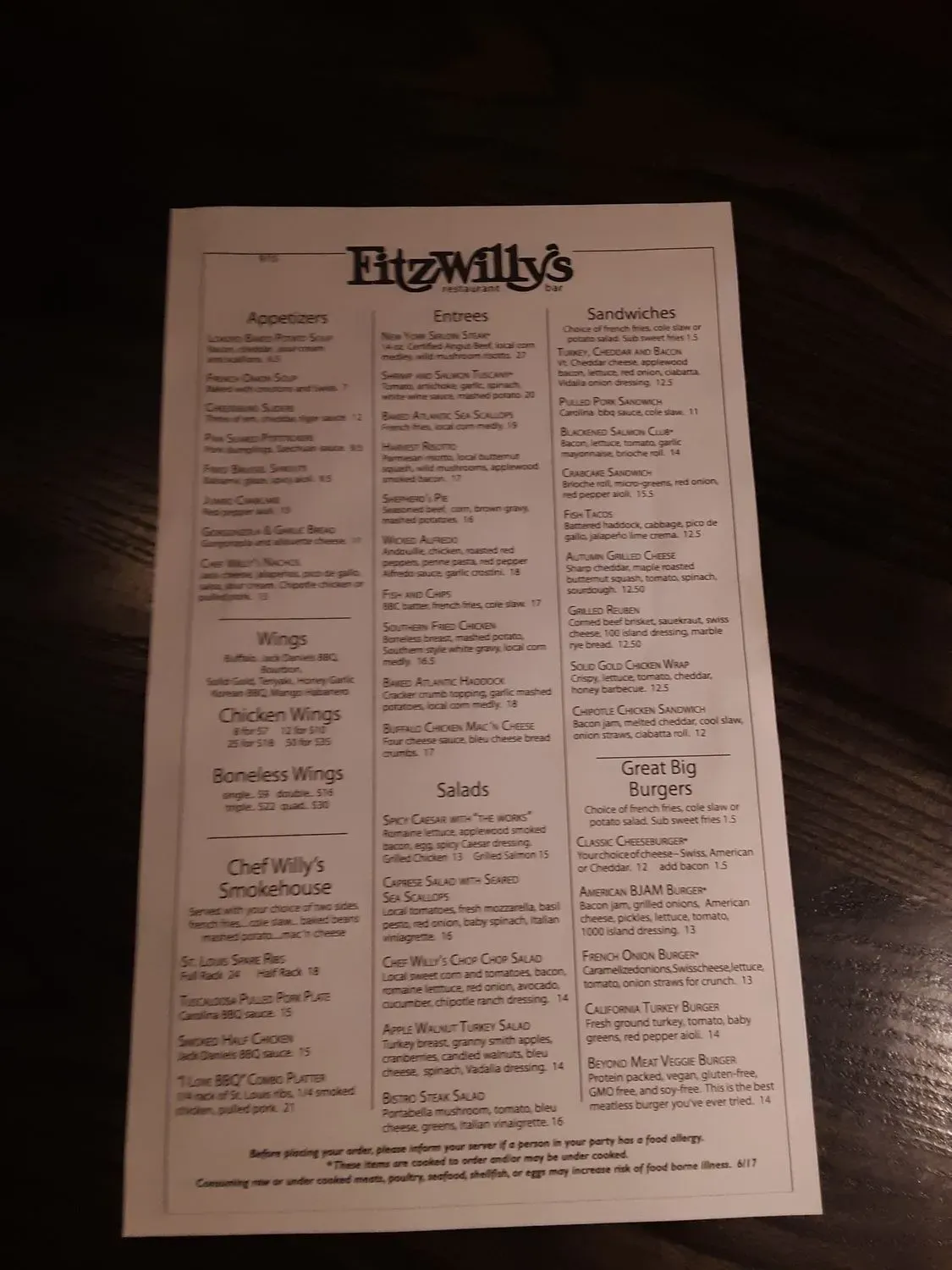 Menu 5