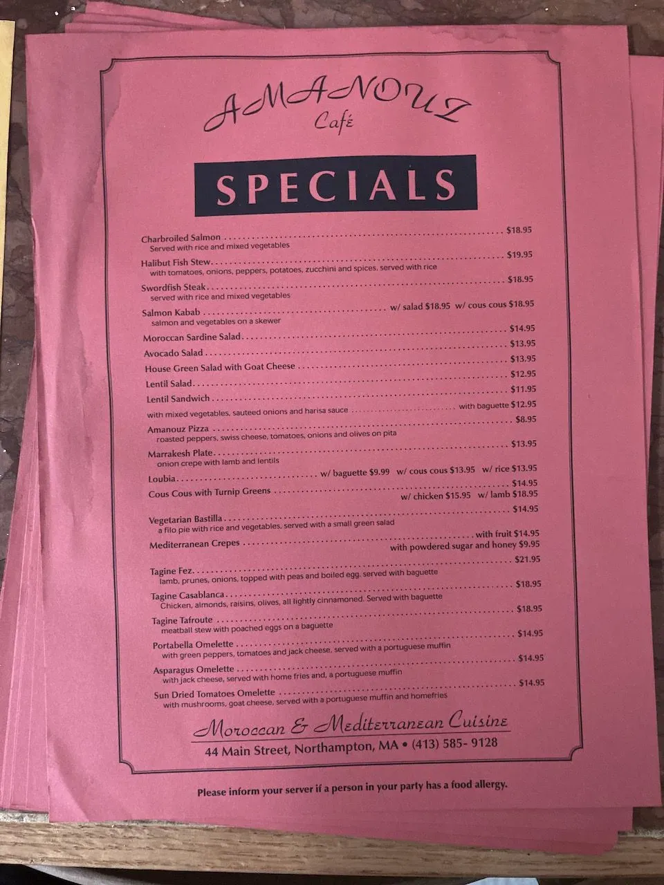 Menu 4