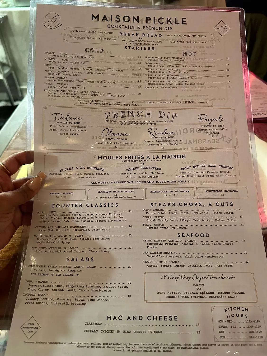 Menu 4