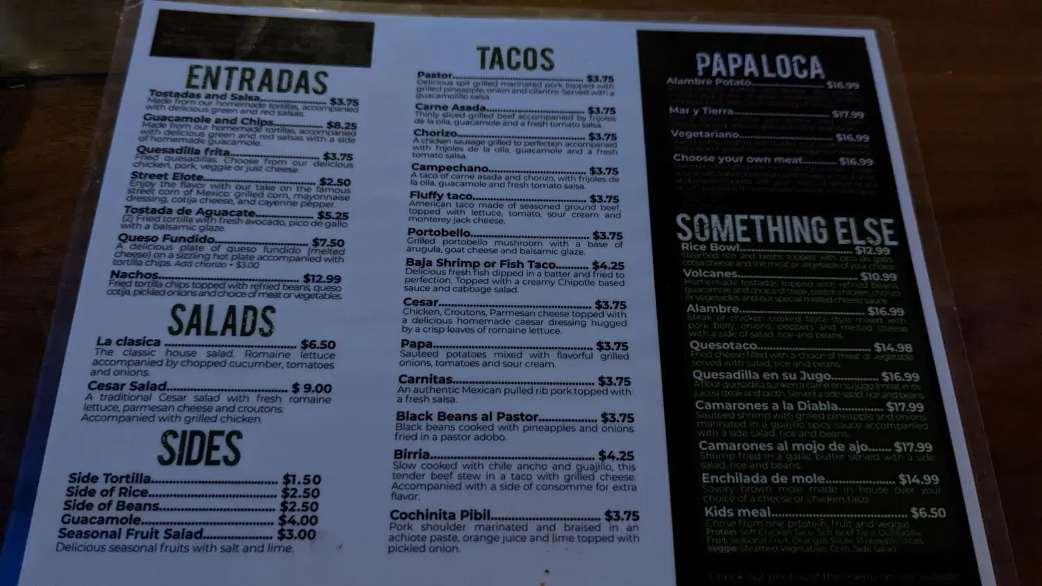 Menu 4