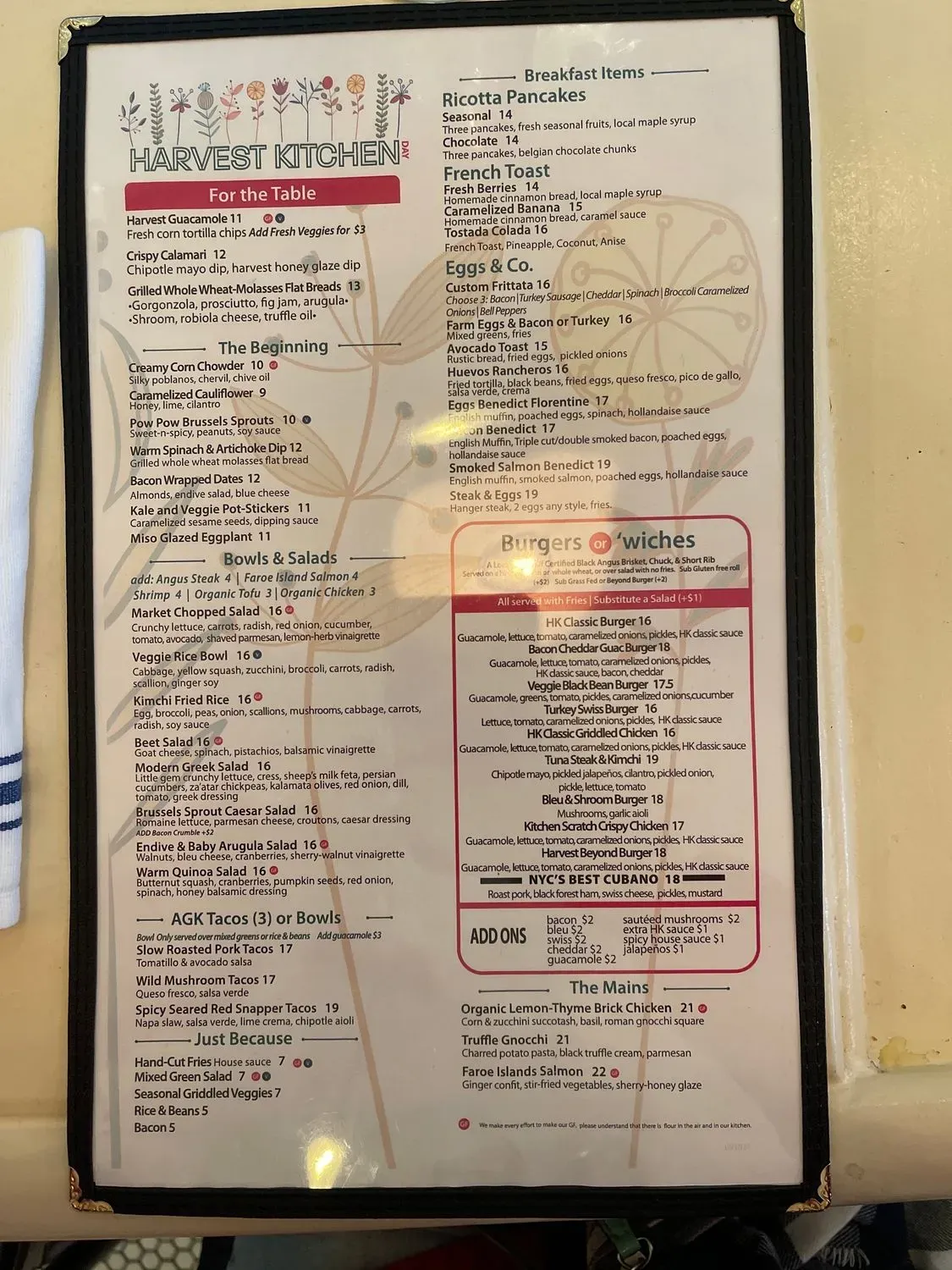 Menu 2