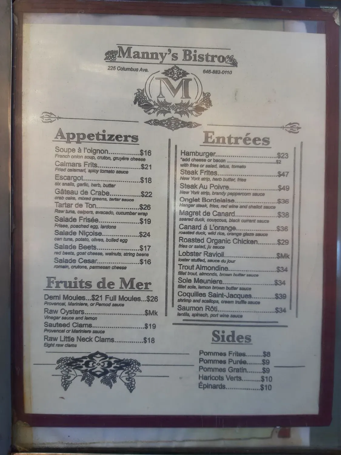 Menu 4