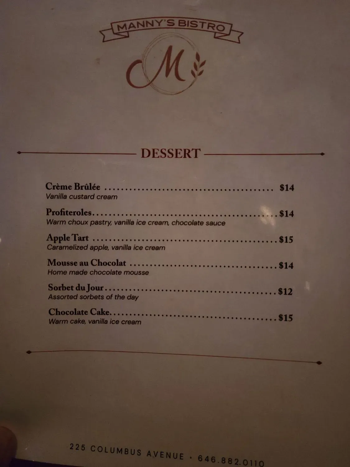 Menu 3