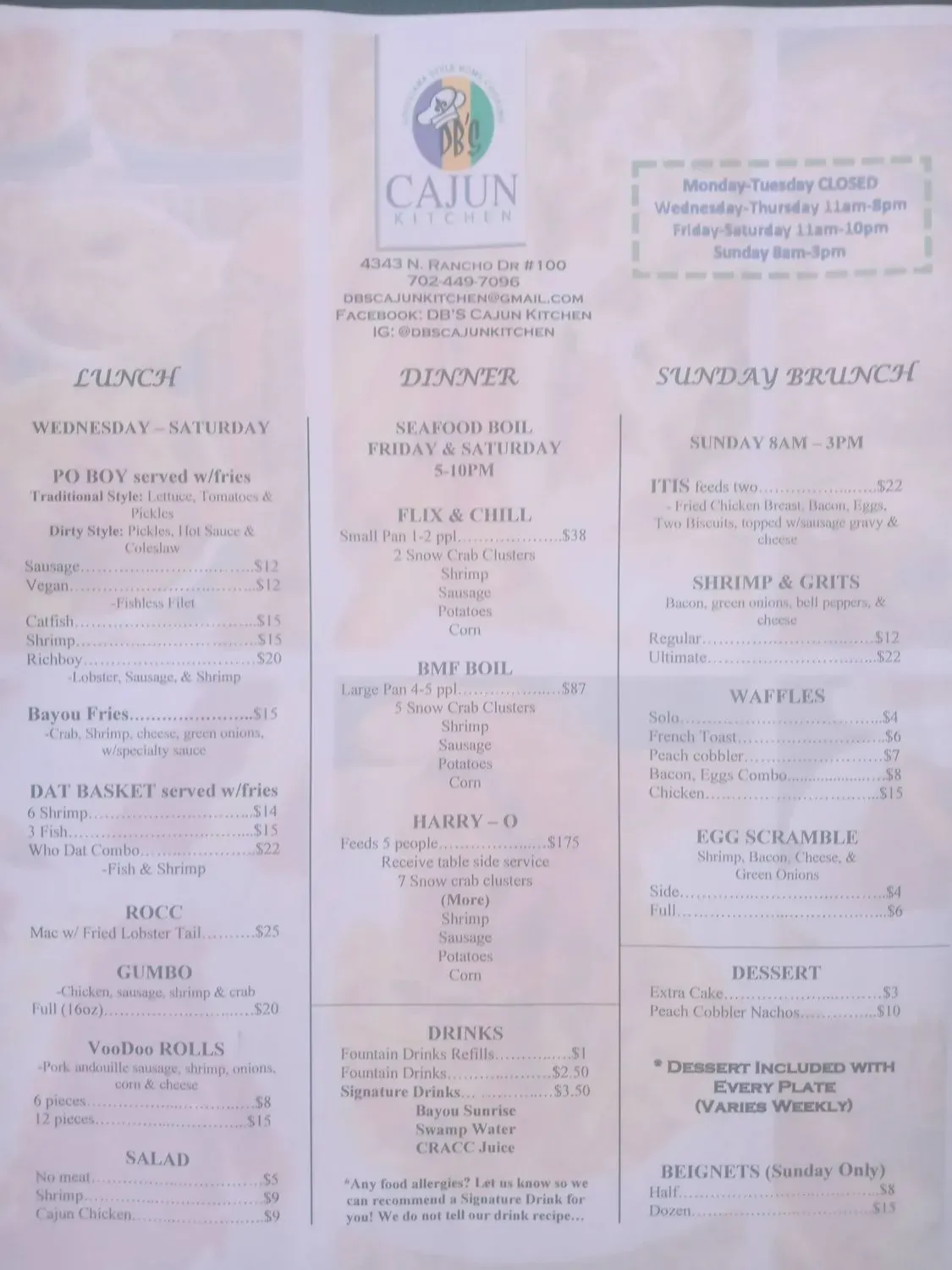 Menu 3