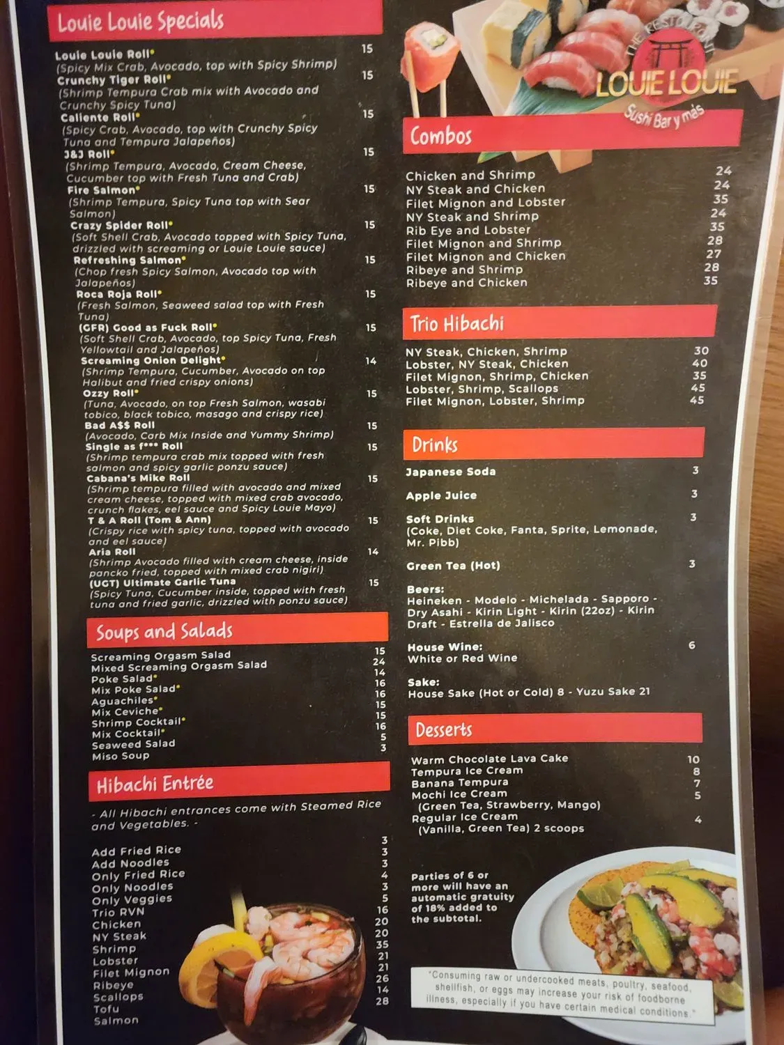 Menu 5