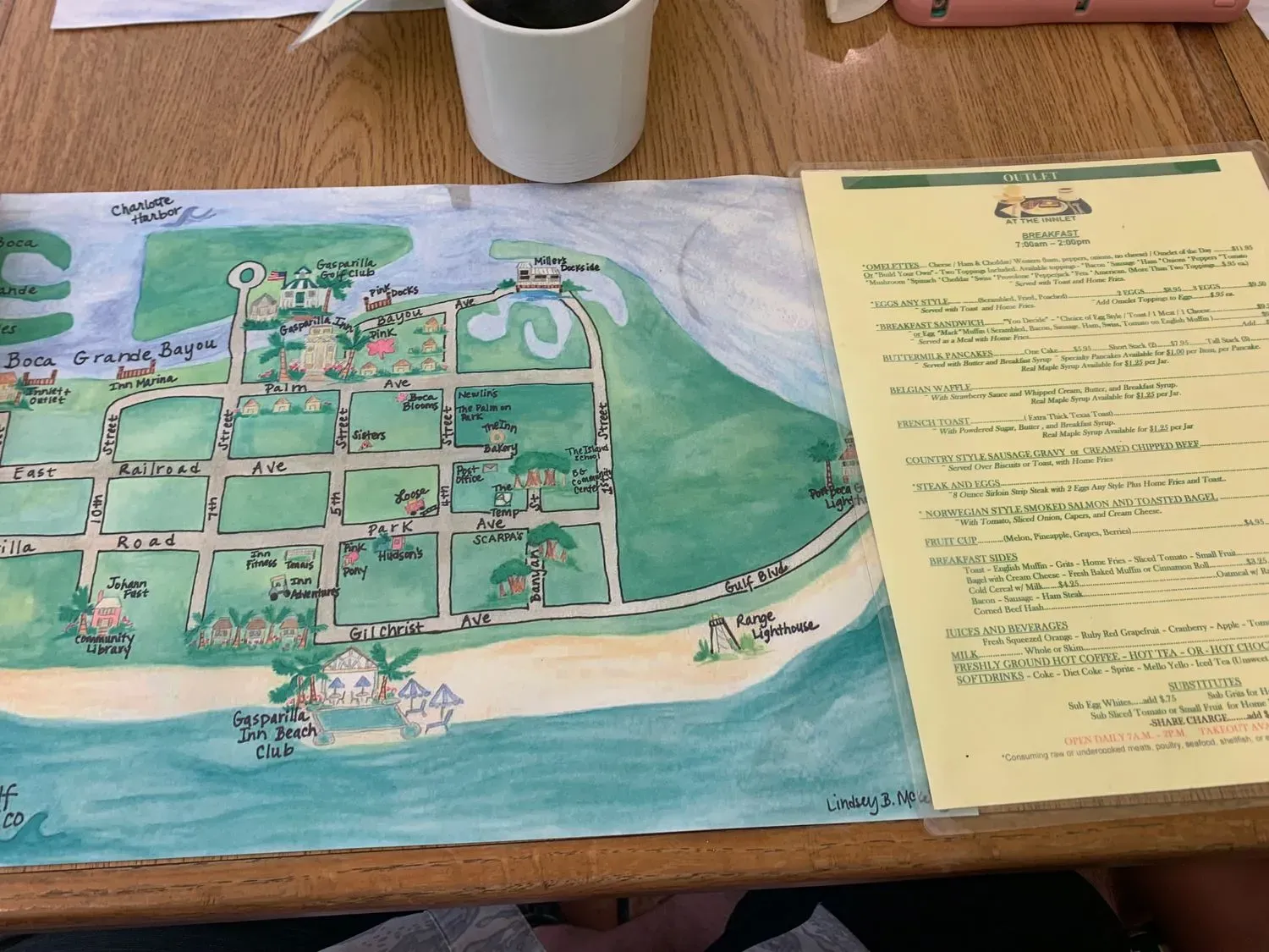 Outlet Restaurant Menu - Updated November 2025