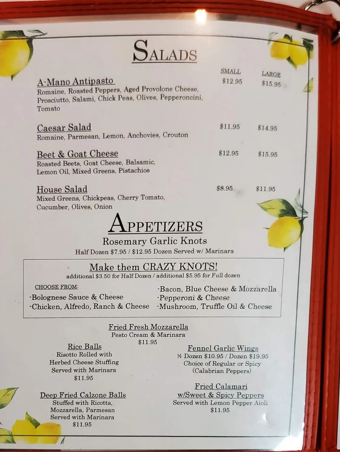 Menu 2