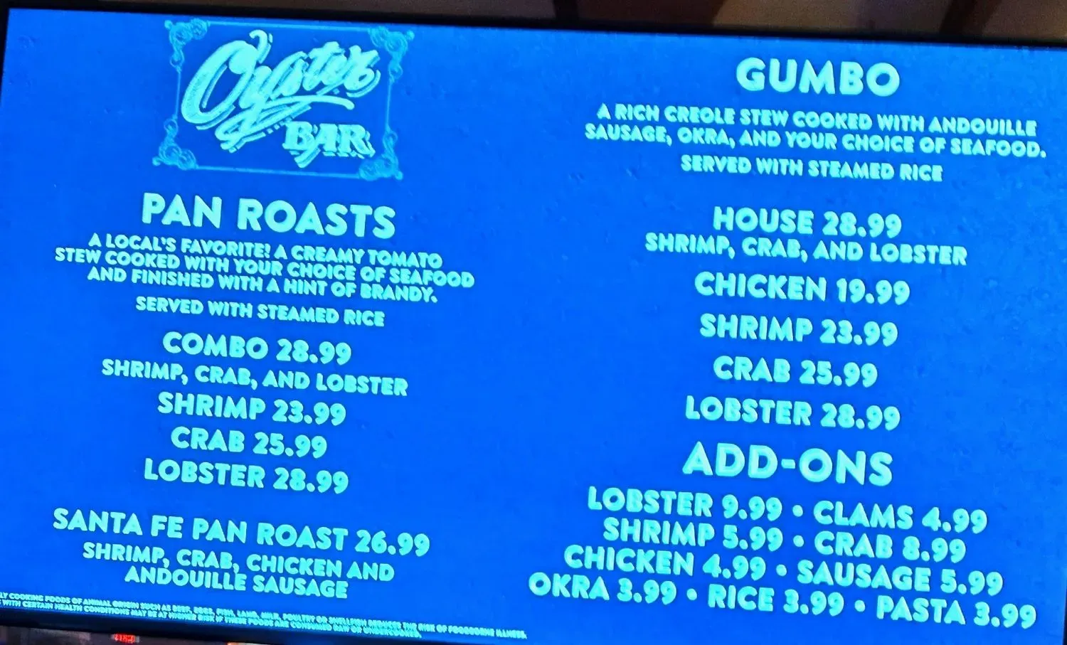 Menu 6