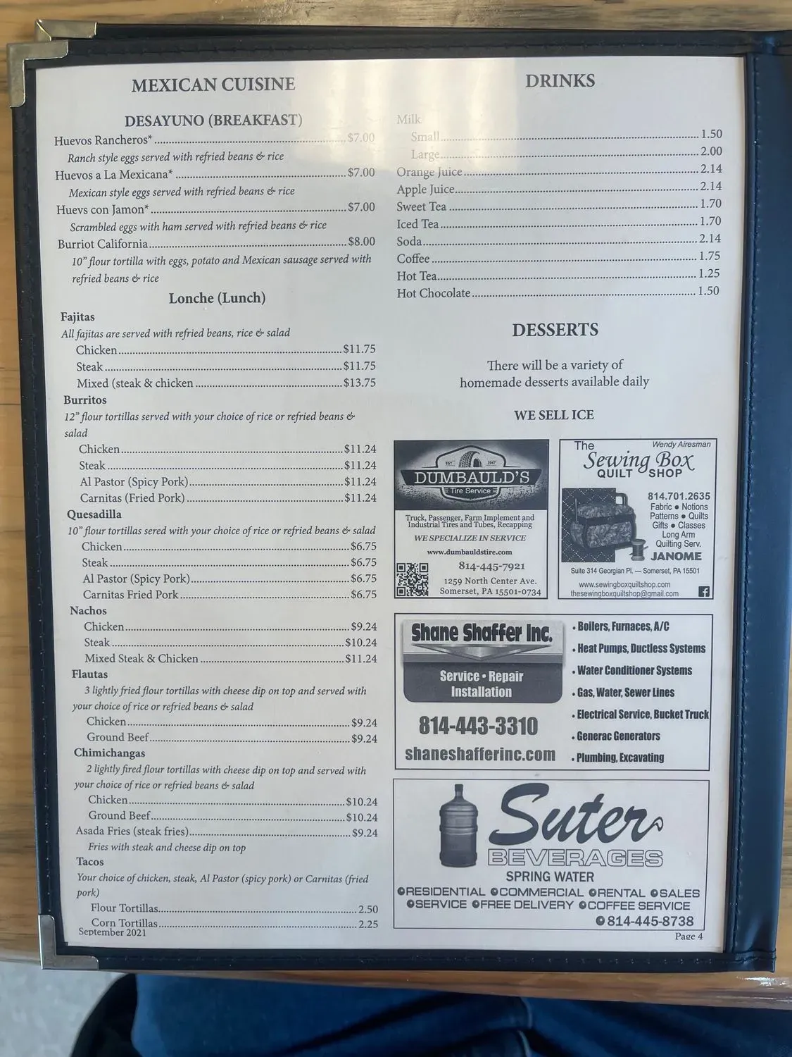 Menu 3