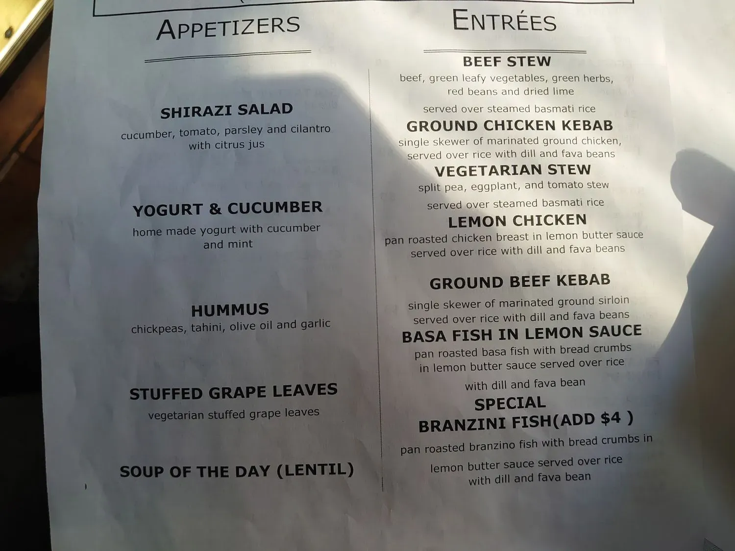 Menu 4