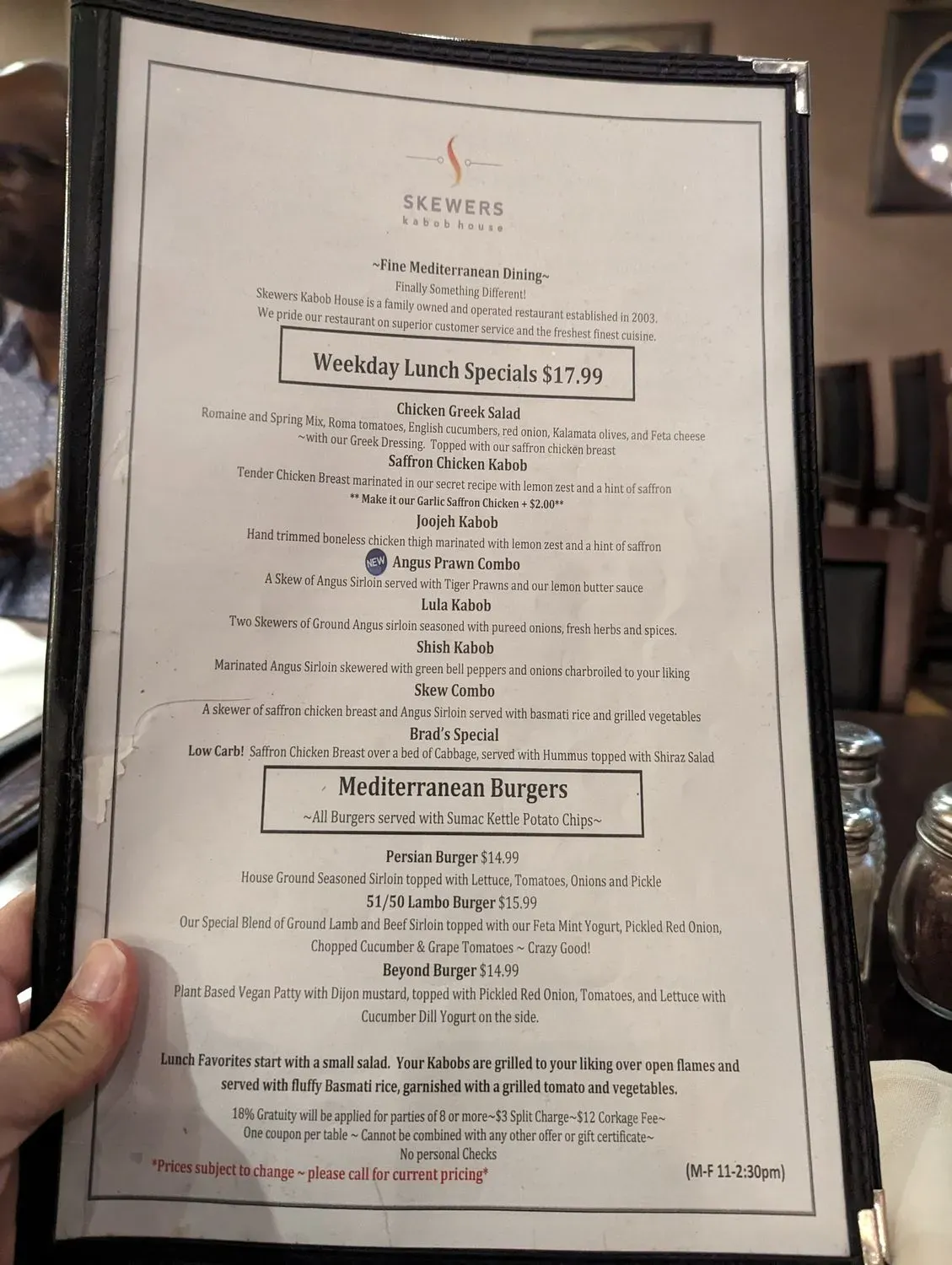 Menu 2