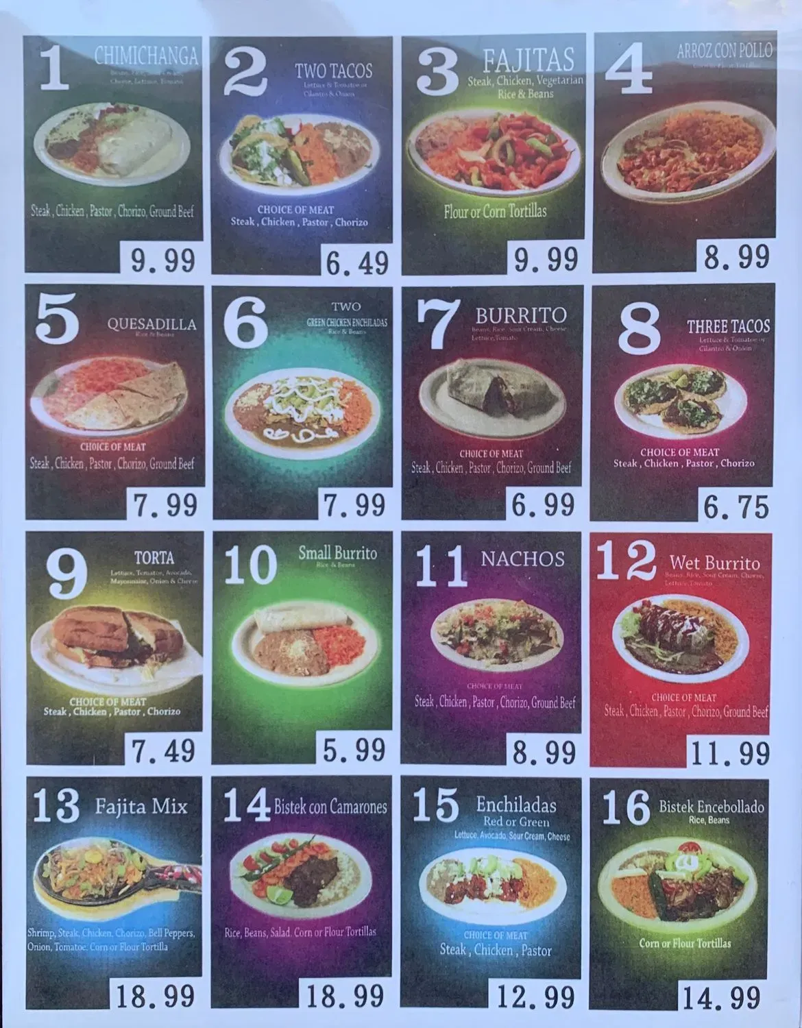 Menu 5