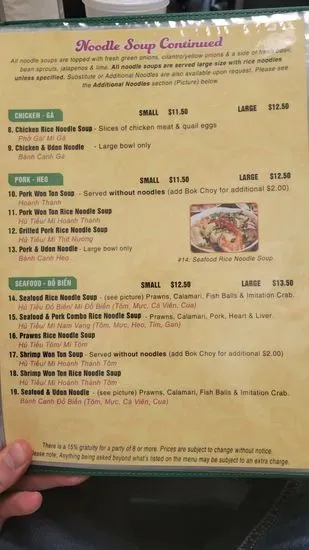 Menu 6