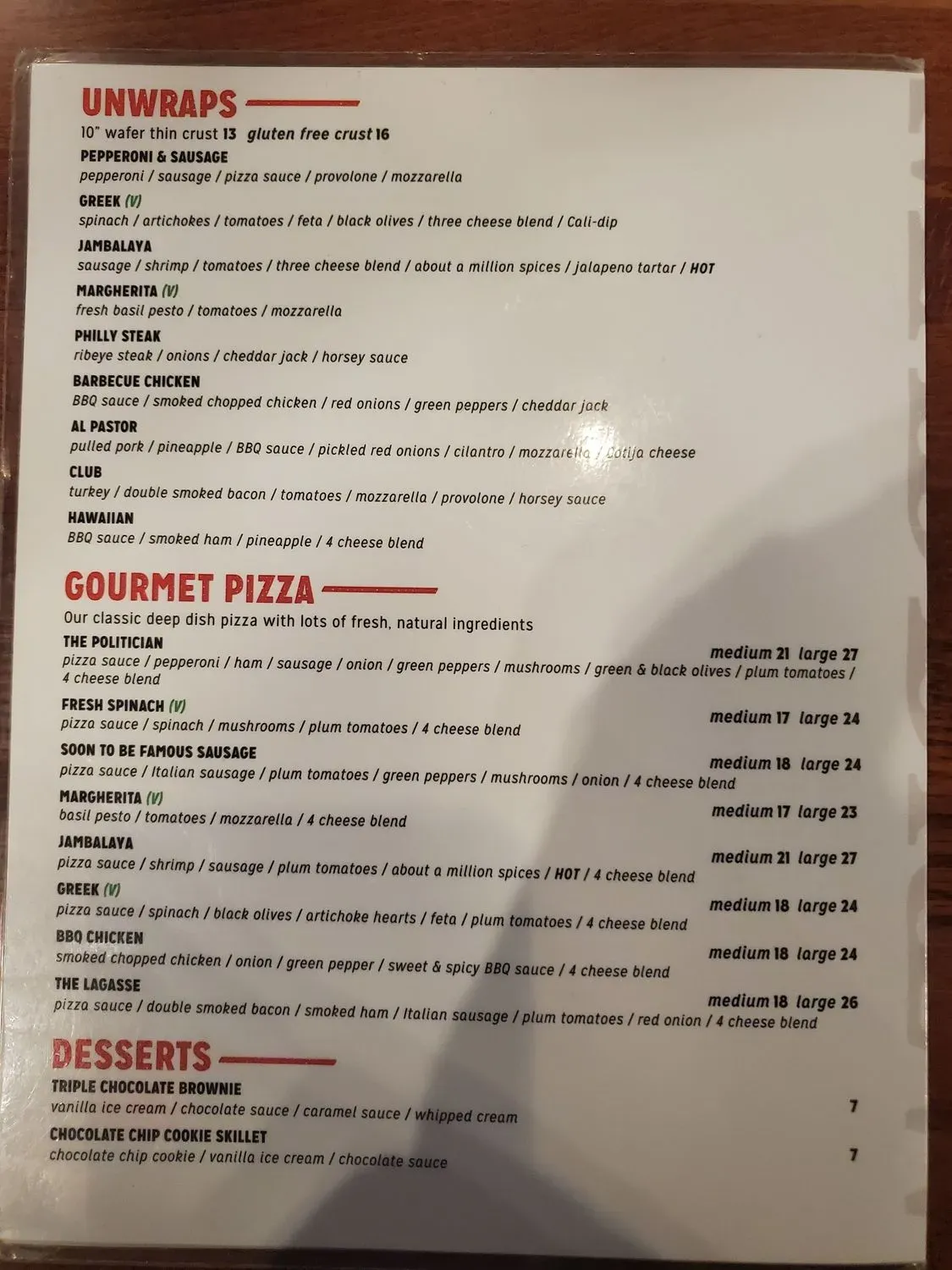 Menu 4