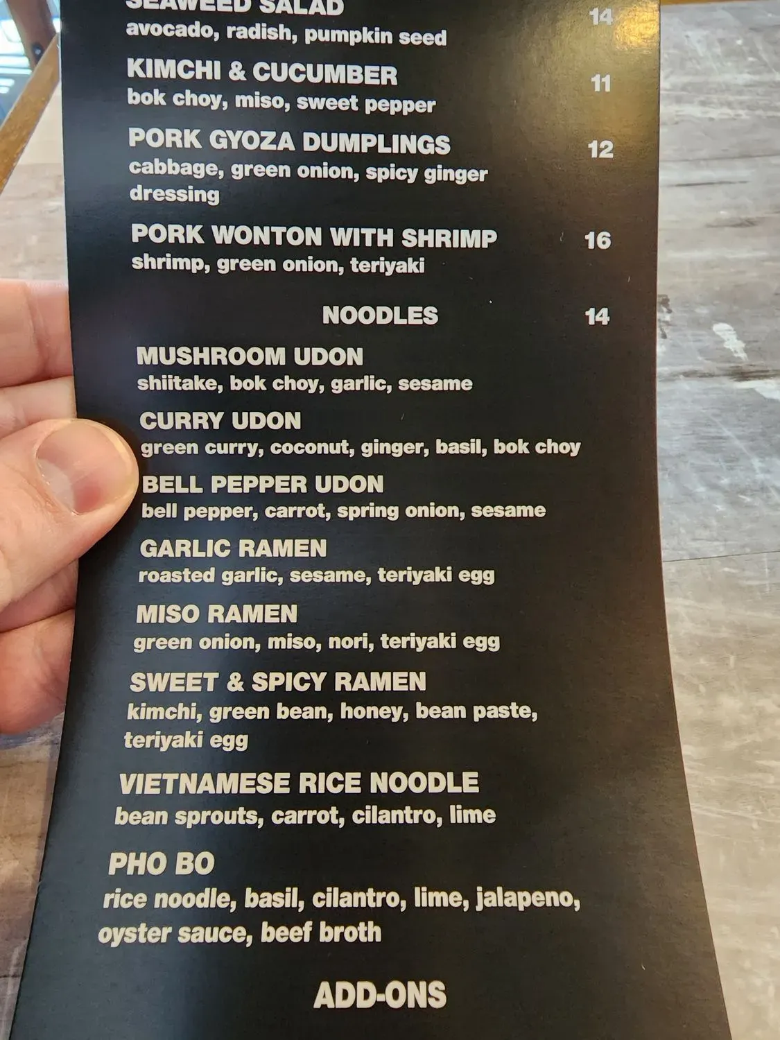 Menu 2