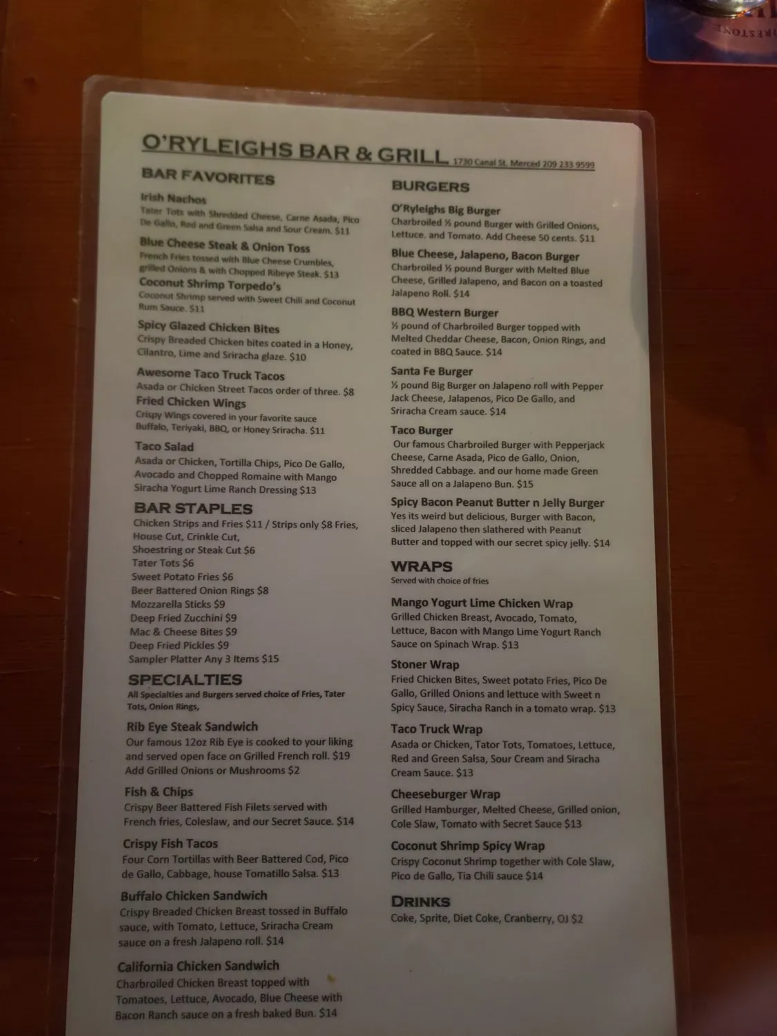 Menu 2