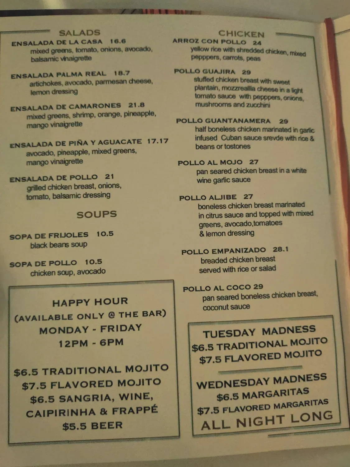 Menu 5