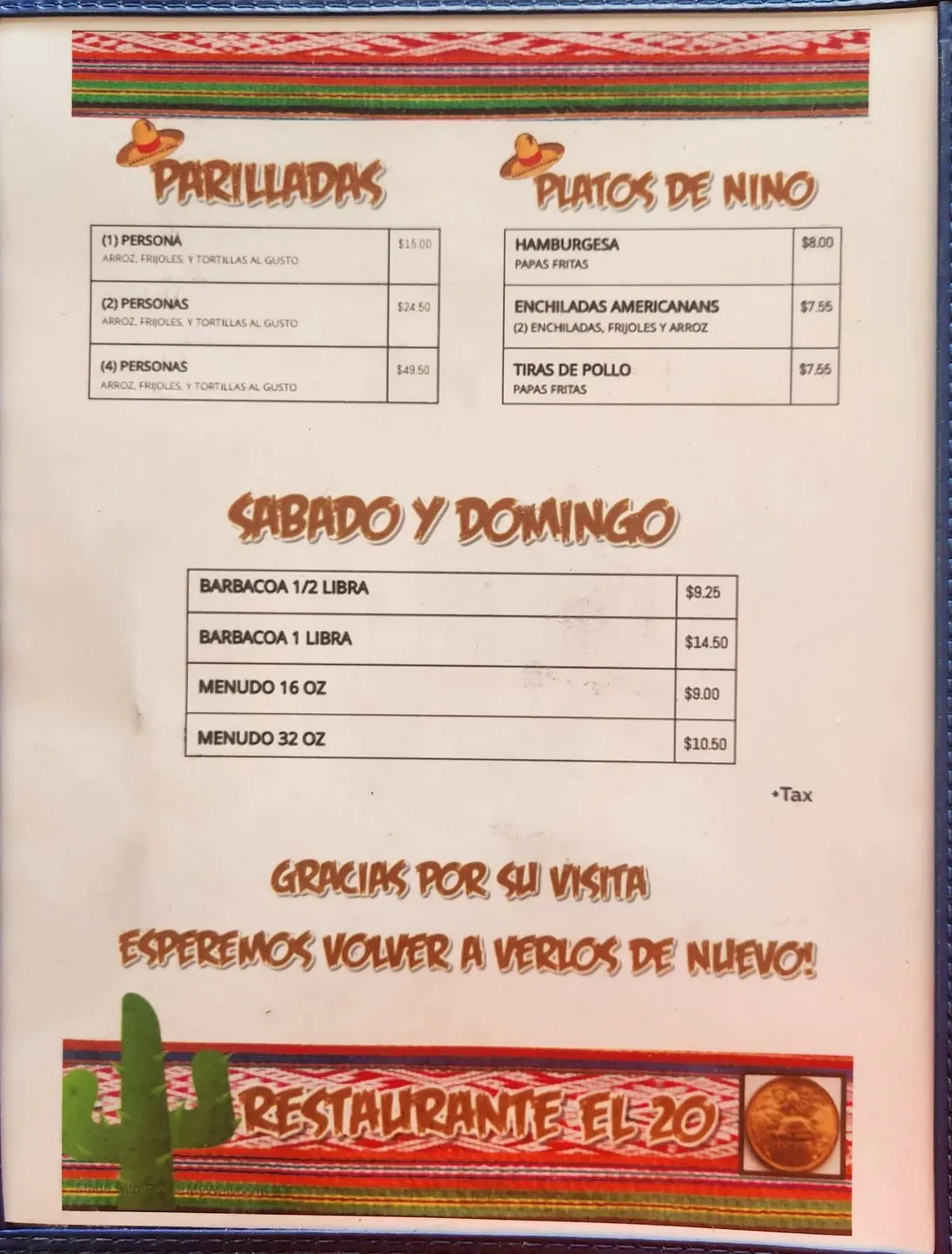 Menu 2