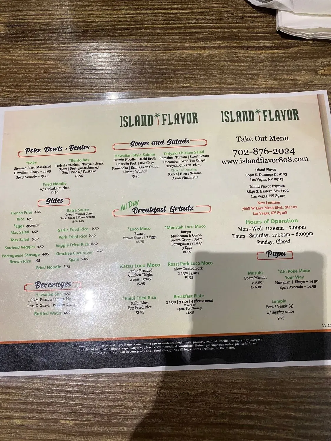 Menu 4