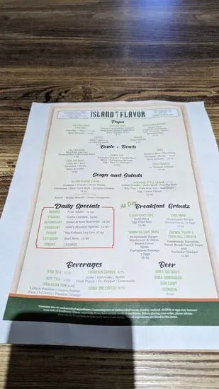 Menu 6