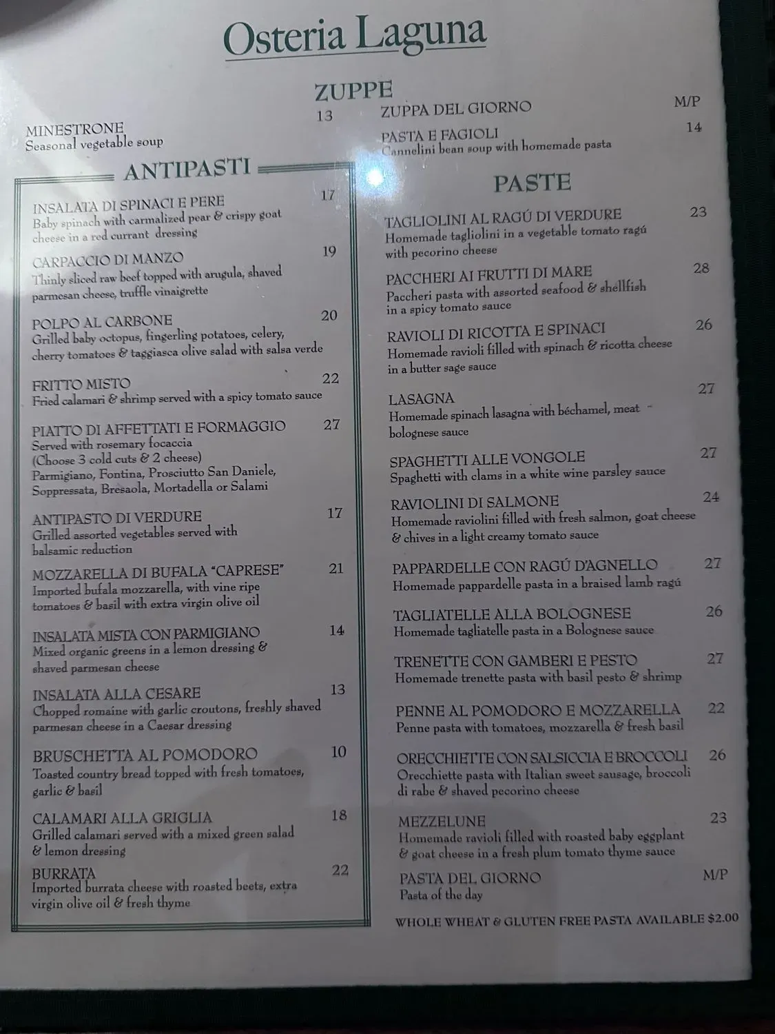 Menu 4