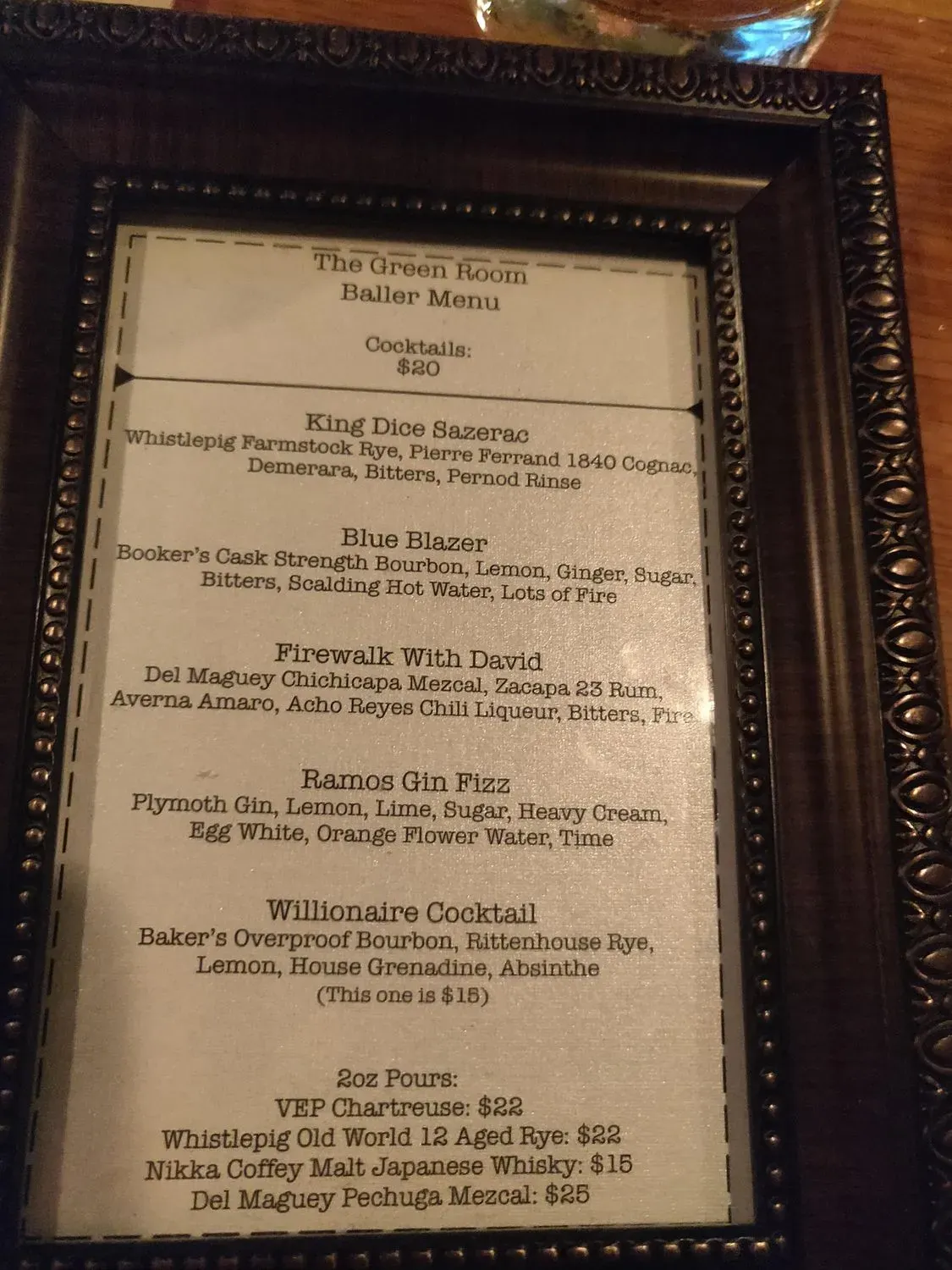 Menu 5