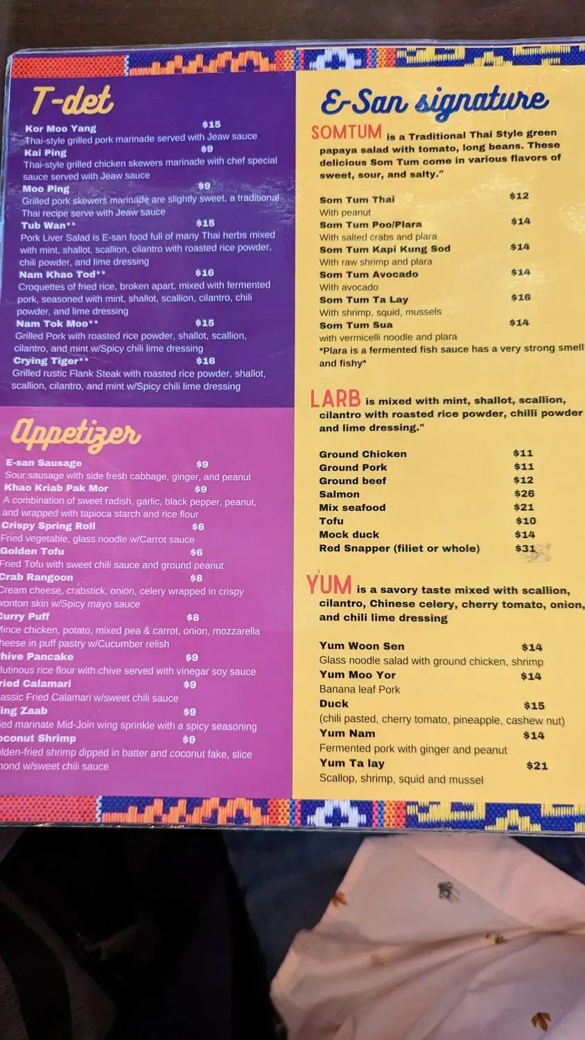 Menu 6