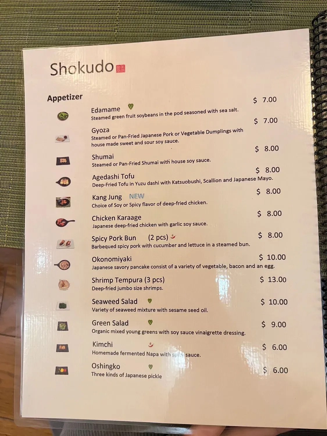 Menu 2