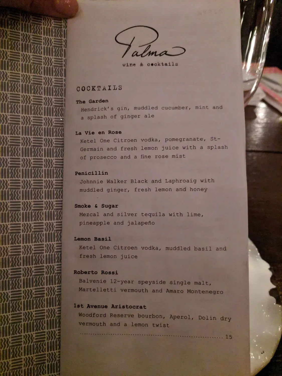 Menu 6