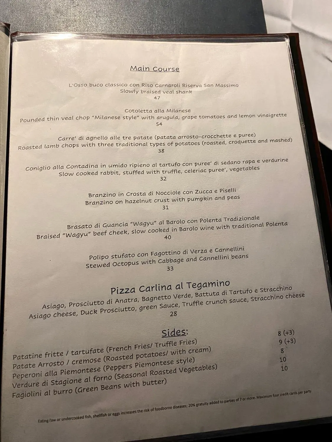 Menu 2