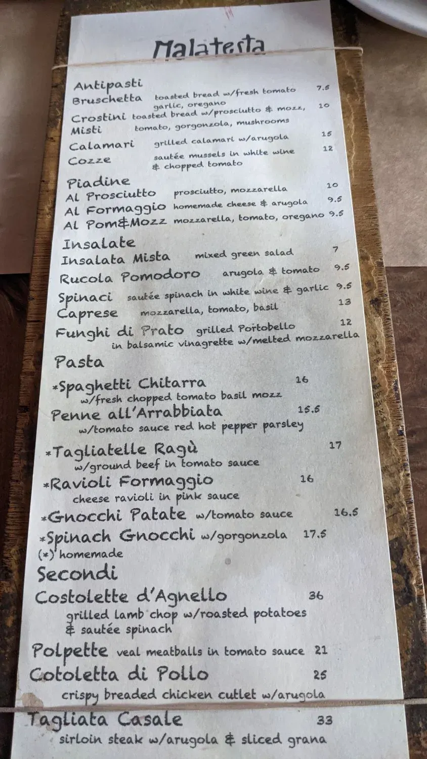 Menu 2