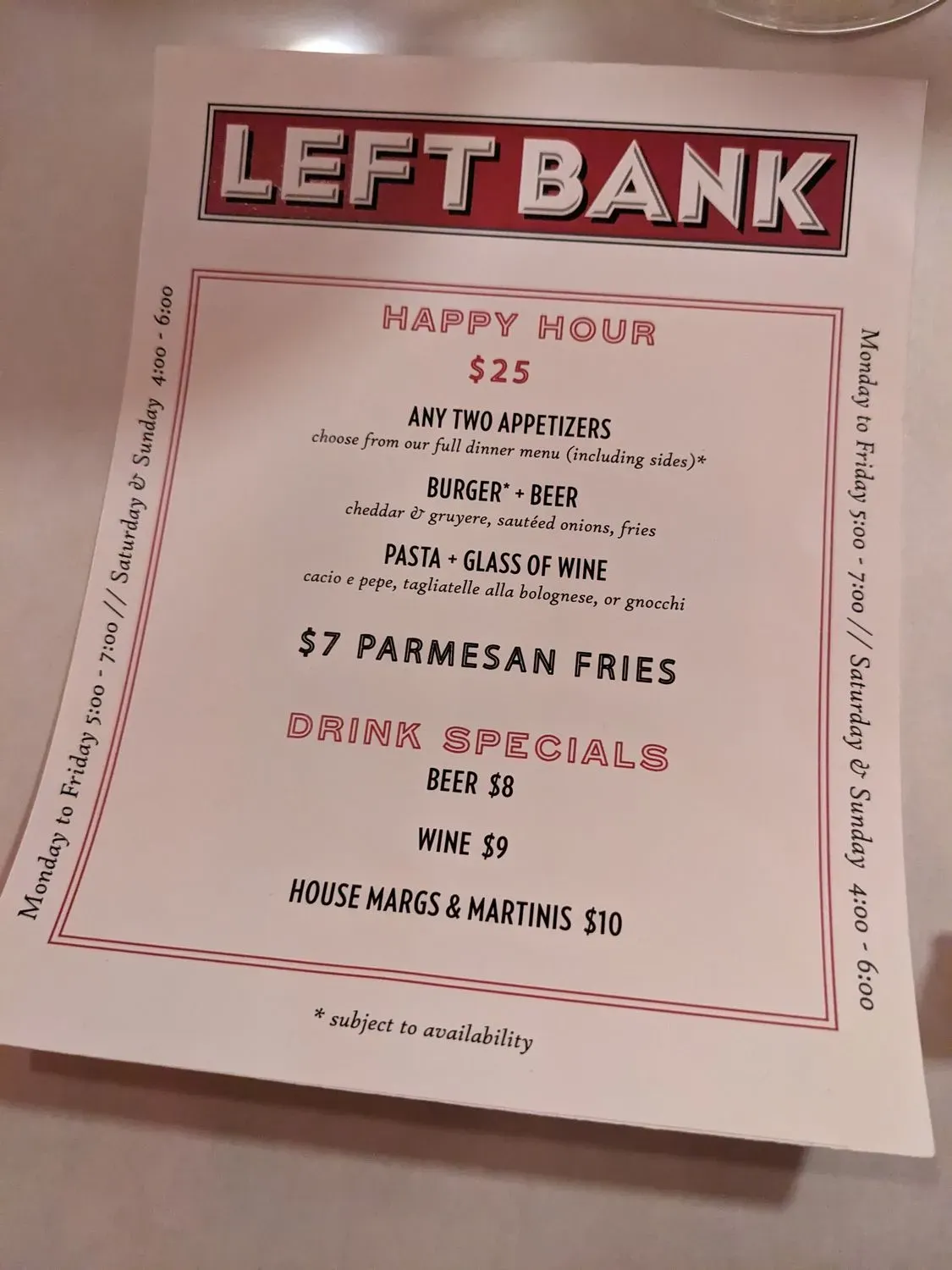 Menu 2