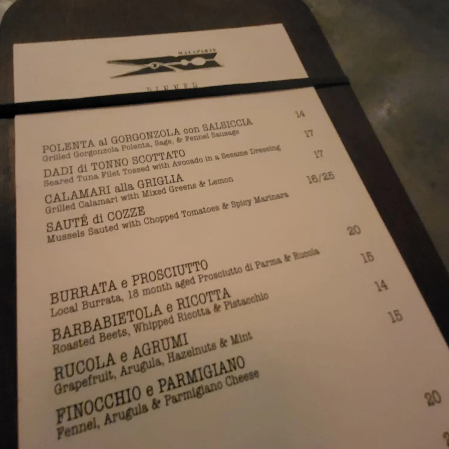 Menu 6