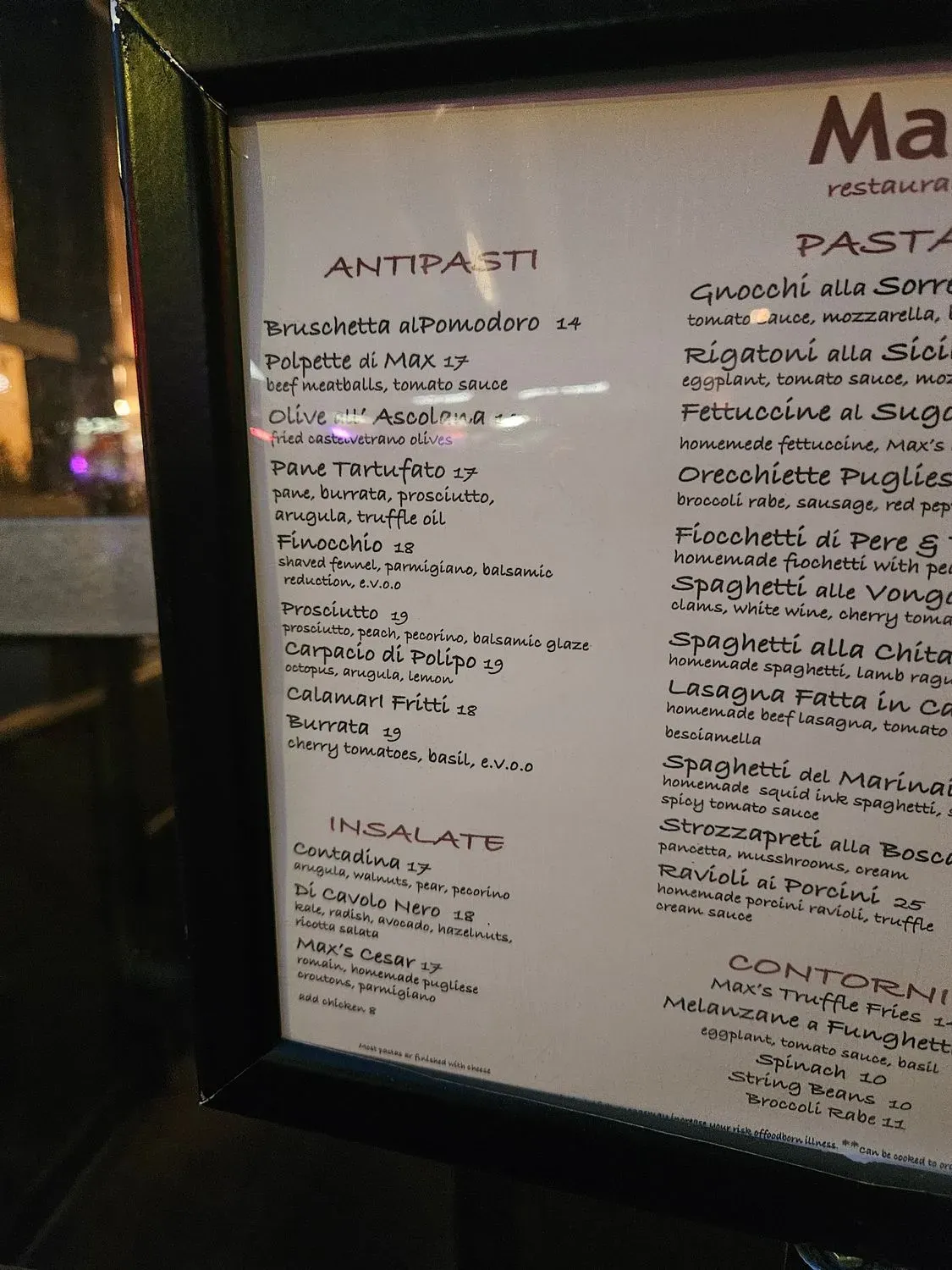 Menu 4