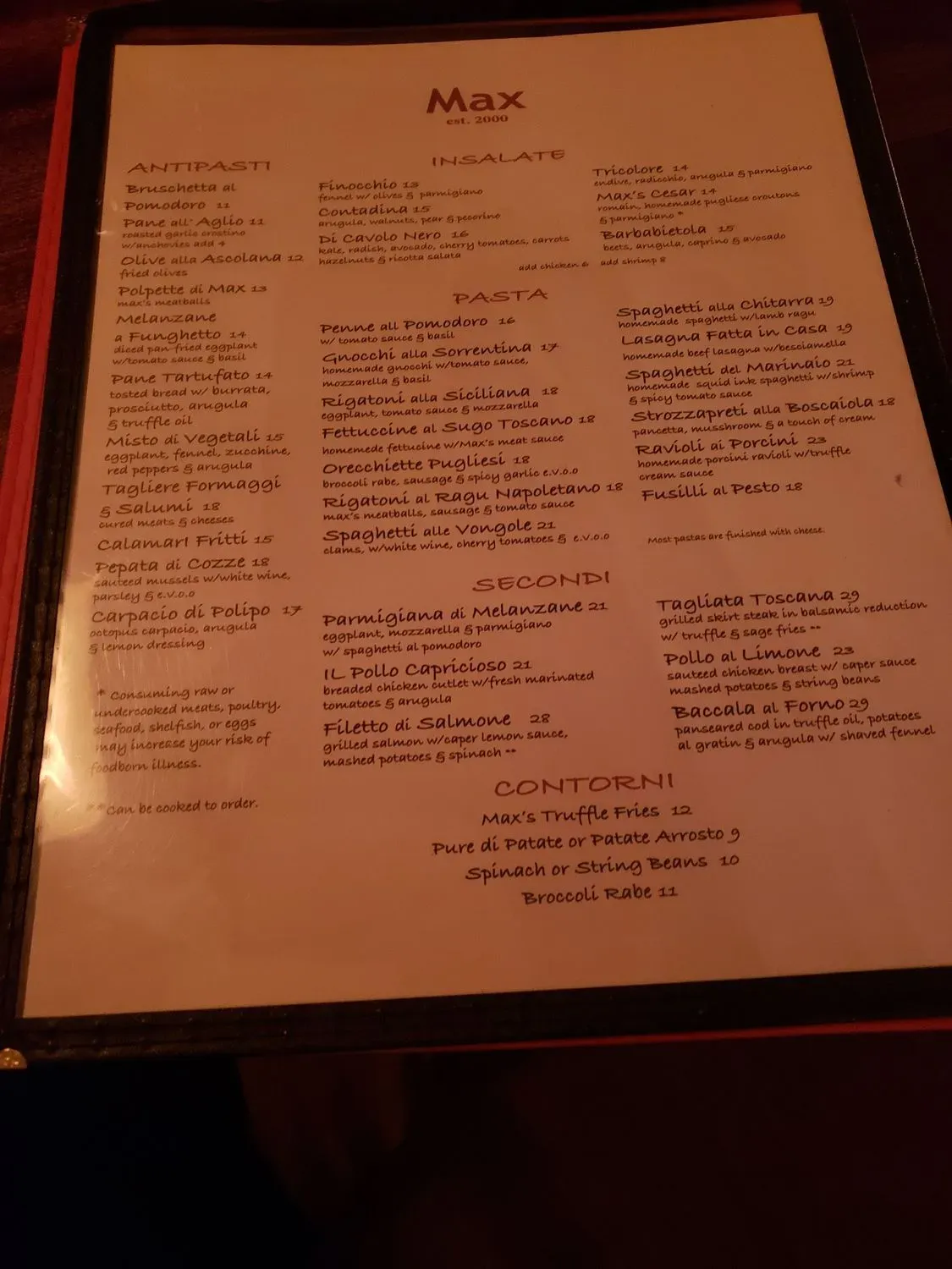 Menu 2