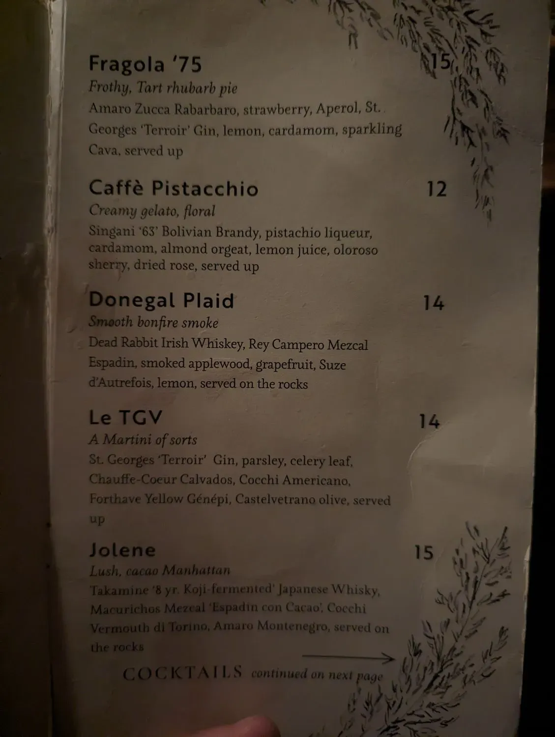 Menu 2